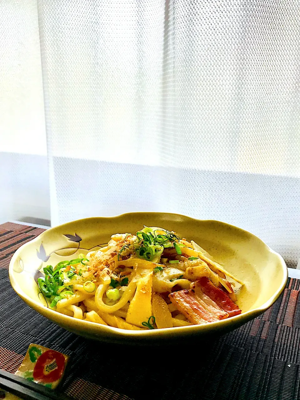 Snapdishの料理写真:筍の和風焼きうどん🎍✨✨ま、間違いないな❣️😆✨👍|イチロッタさん