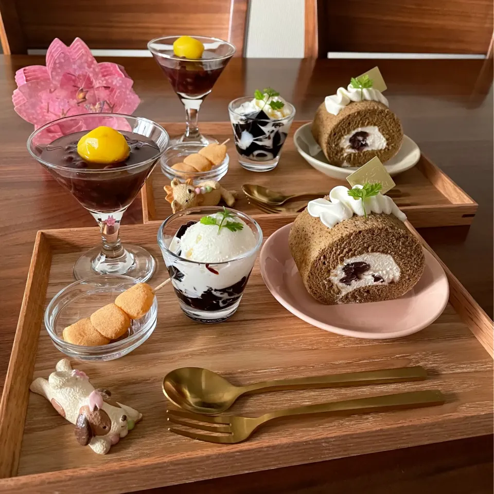 Snapdishの料理写真:お花見スイーツ|Hitomiさん