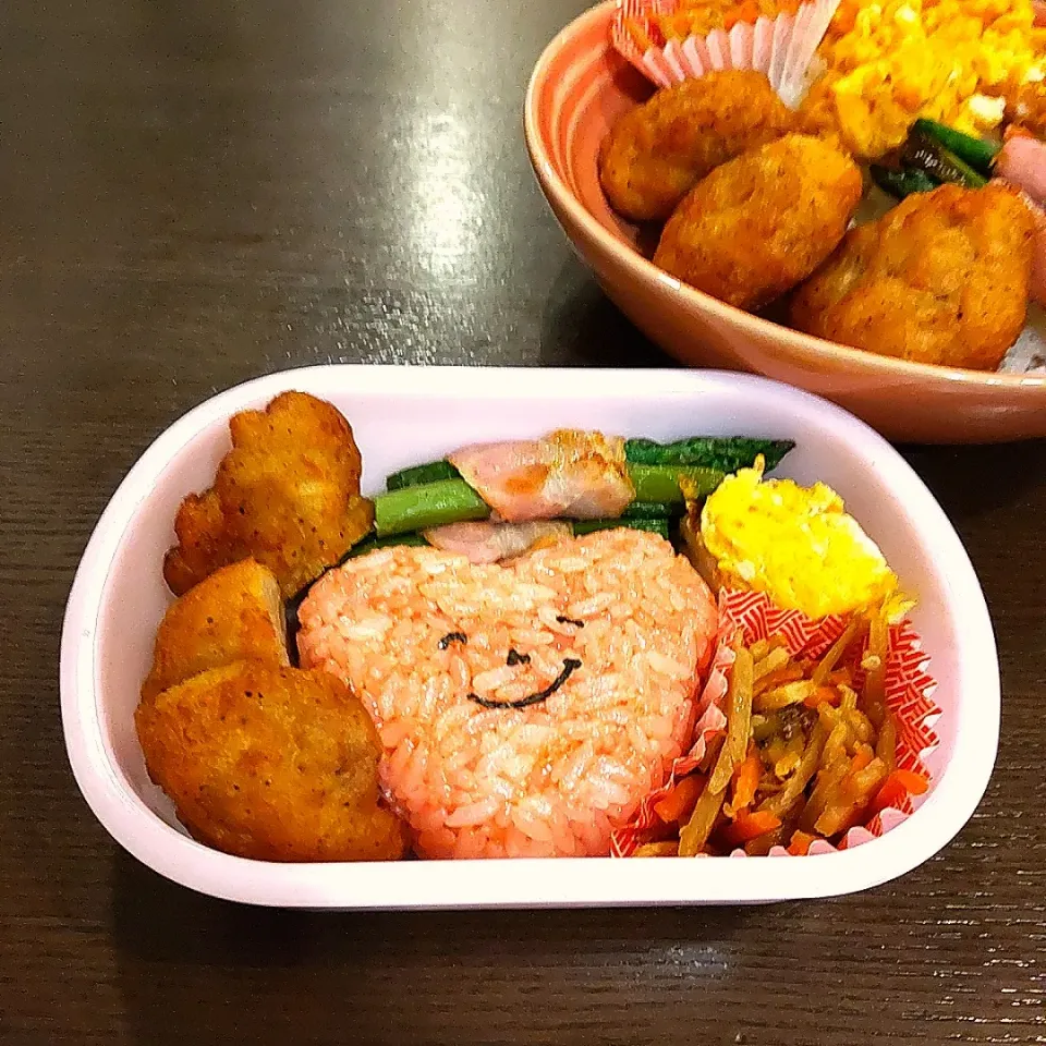 なんちゃってハートお弁当🍱|Rieさん