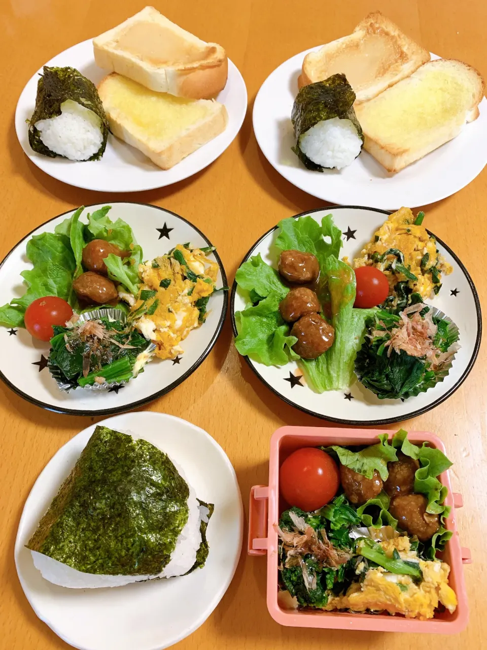 昨日の朝ごはん＆お弁当💜2021.4.1.|kimikimiさん