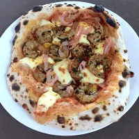 Snapdishの料理写真:Prawn Pizza|Stella Jaksさん