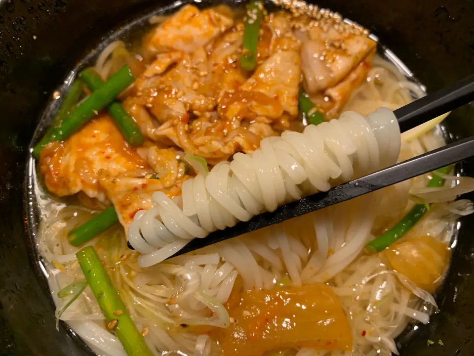 豚キムチそうめん|半田手延べそうめんの店 阿波や壱兆さん