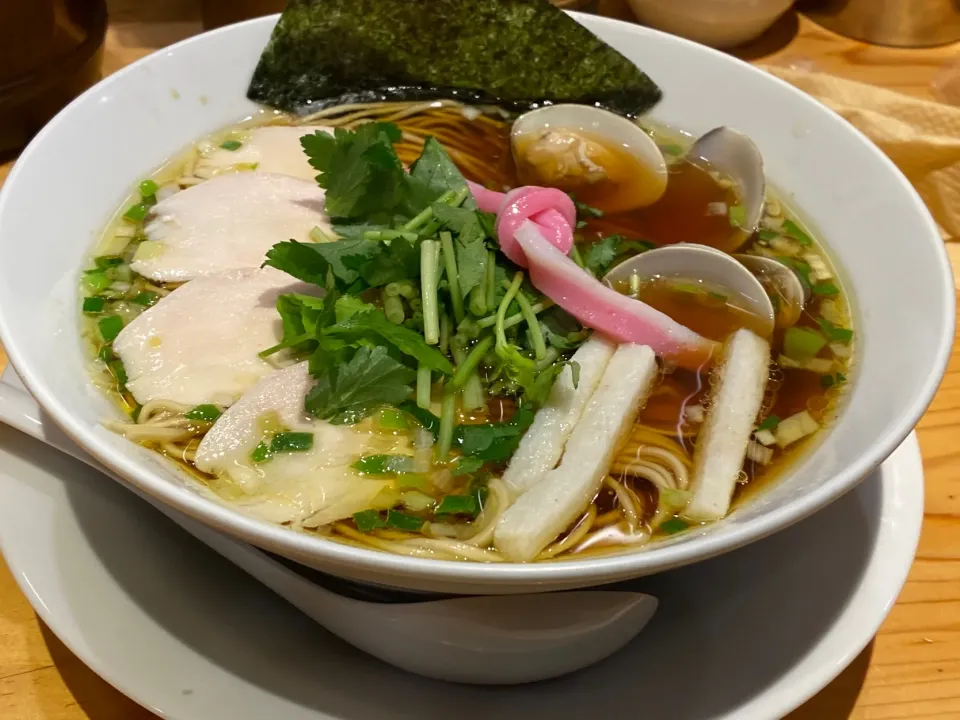 東京都中央区銀座六丁目　むぎとオリーブのラーメントリプル|タカちゃんさん