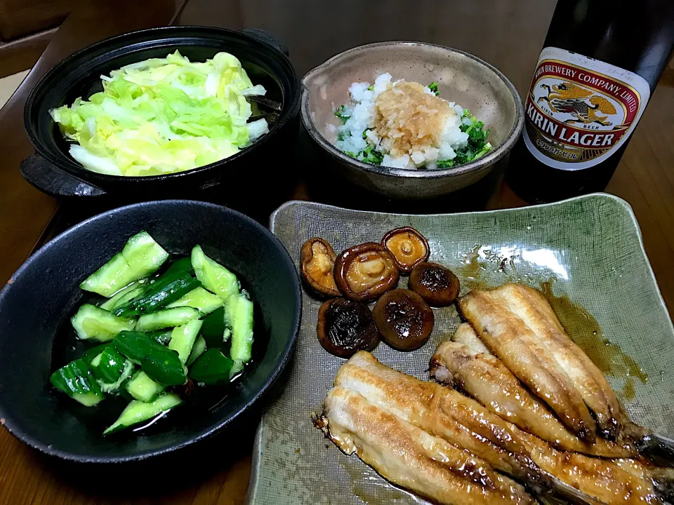 Snapdishの料理写真:2021.4.2 鰯の蒲焼き🍻🍻🍻|ゆみずさん