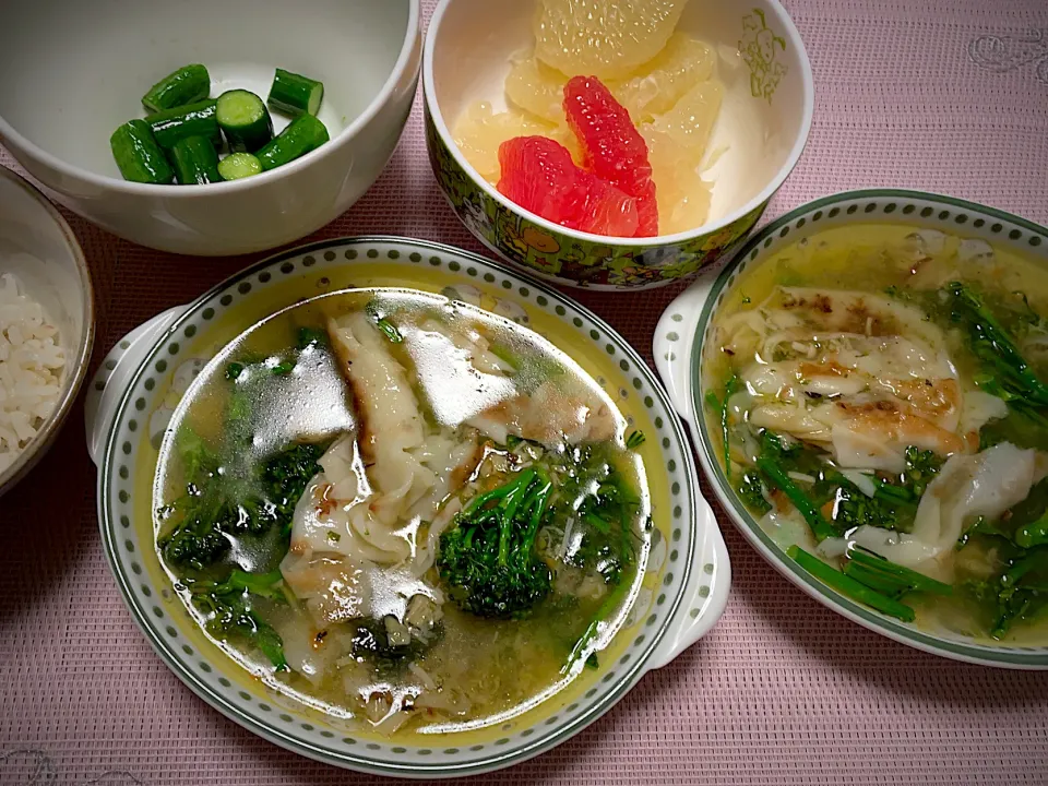 餃子スープ♪晩ごはん~(^^)❤︎|いつくしみちゃんさん