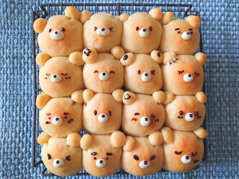 その他 ミニちぎりパンver くまさん
