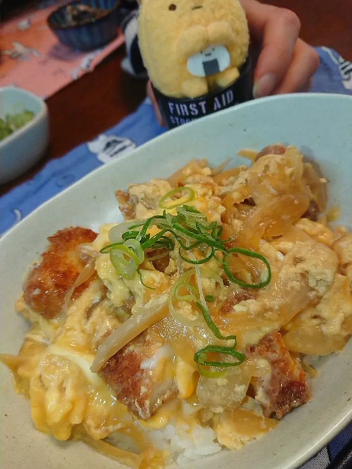 Snapdishの料理写真:チキンカツ丼|食事メモメモさん