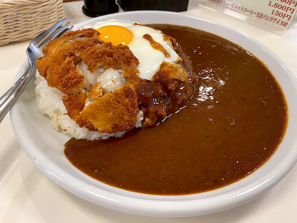 フィッシュカレー🐟🍛片目トッピング🍳中辛🔥|buhizouさん