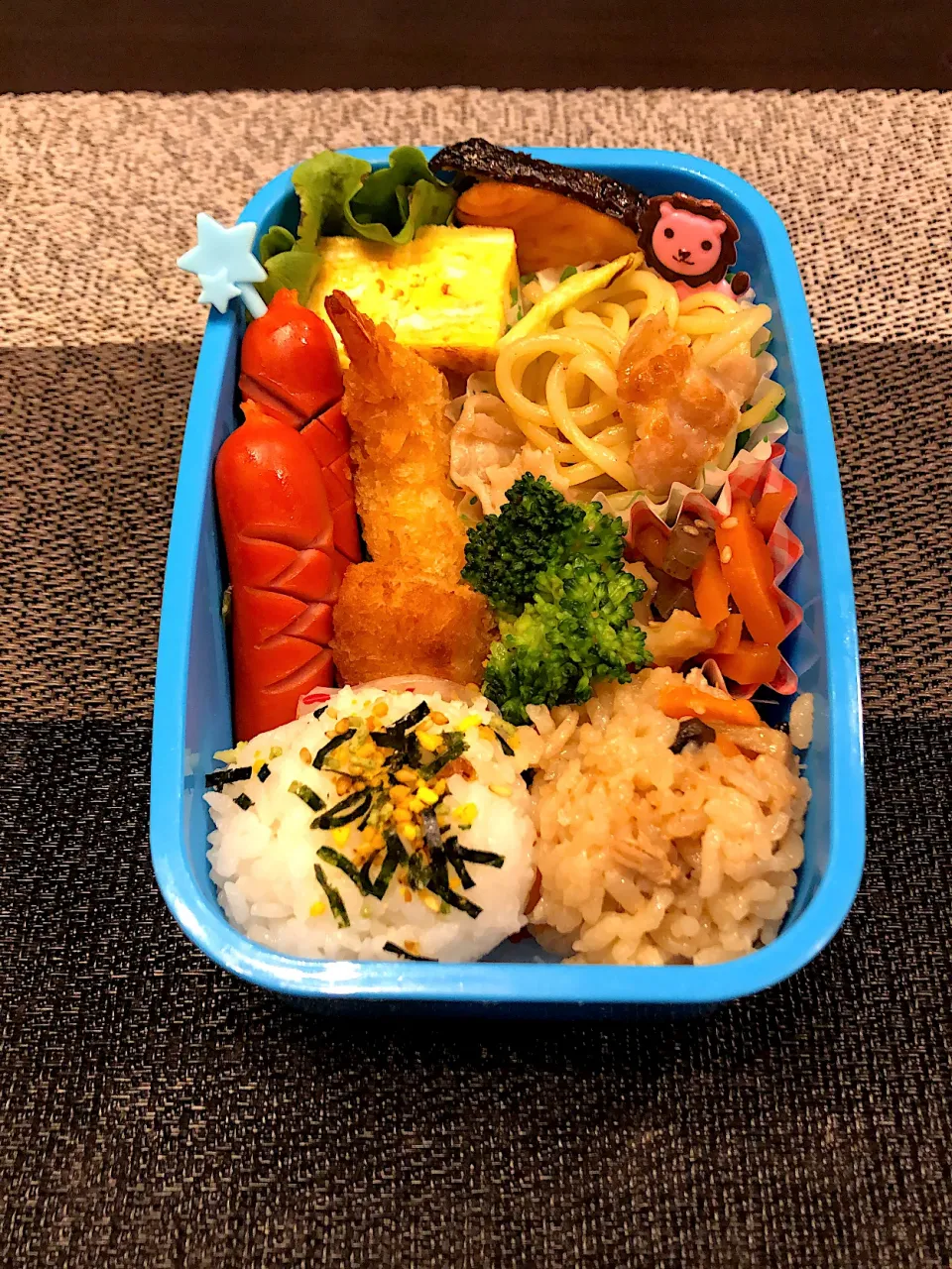 Snapdishの料理写真:学童保育用お弁当3|あゆぞーさん