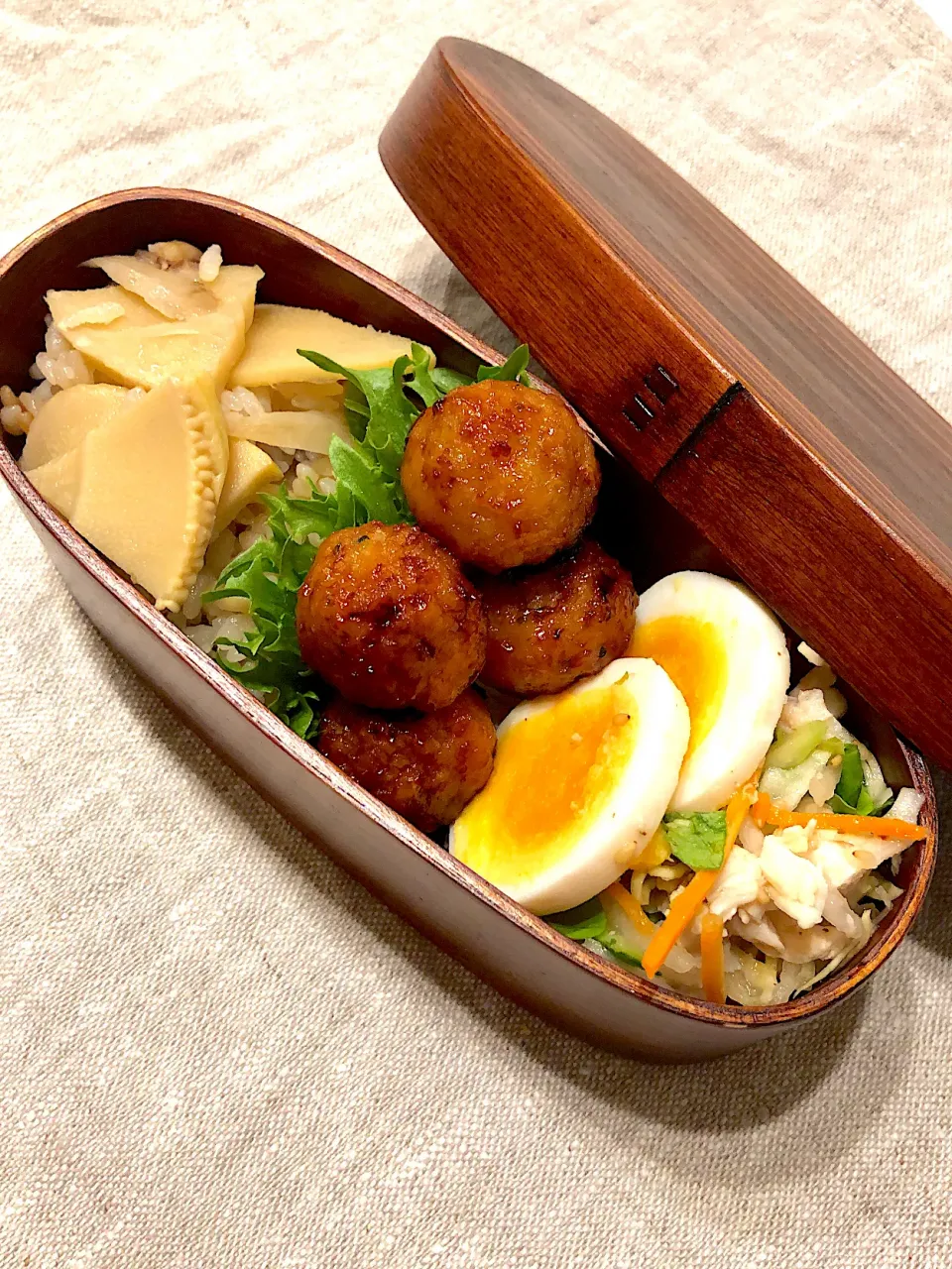 筍ご飯弁当|さおさん