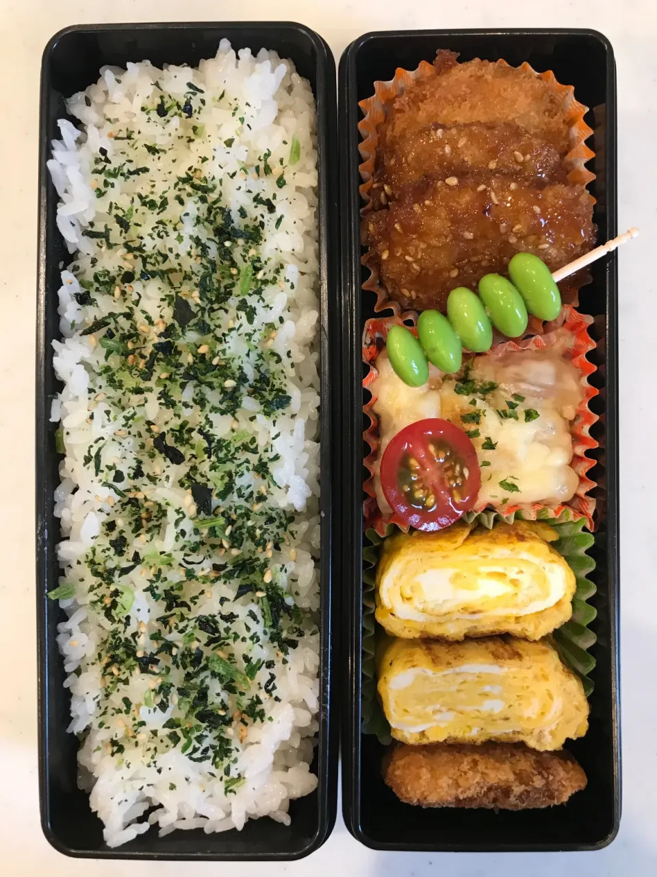 Snapdishの料理写真:2021.4.5 (月) パパのお弁当🍱|あっきーよさん