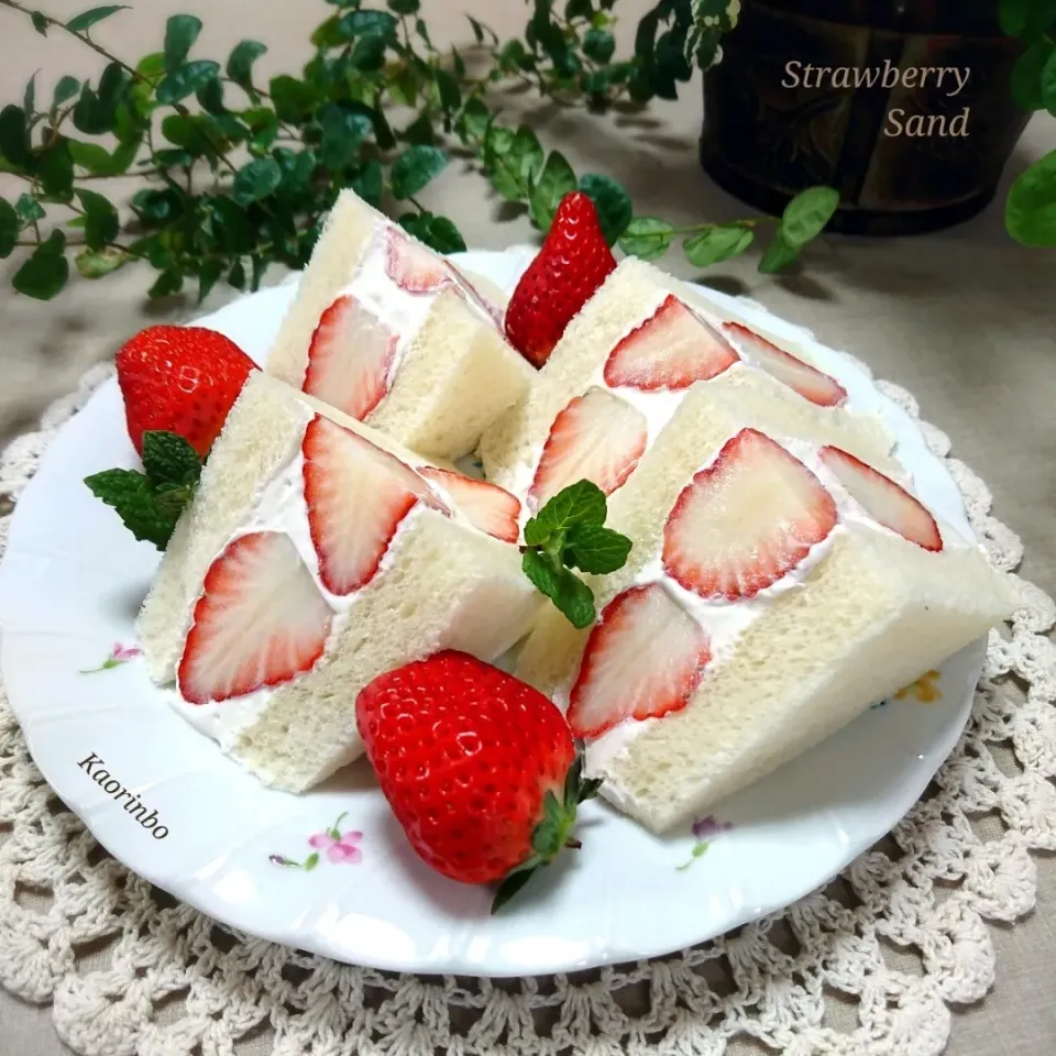 いちごサンド🍓|Kaorinboさん