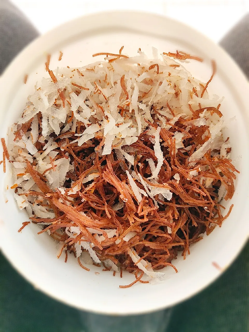 Grated Coconut Vermicelli coated with sugar🤤🤤|Witvickyさん