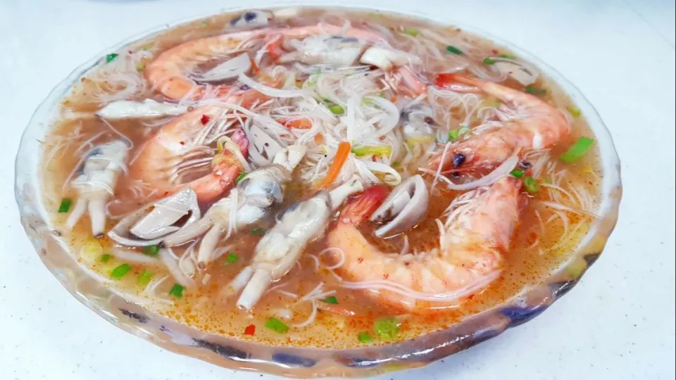 麻辣海鲜米粉羹 - hot and spicy seafood rice noodle soup|steven z.y.さん