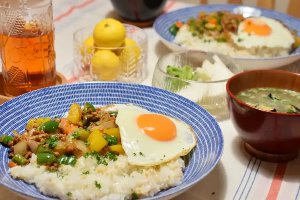 Snapdishの料理写真:大豆ラボのガパオライス|うにんぱすさん