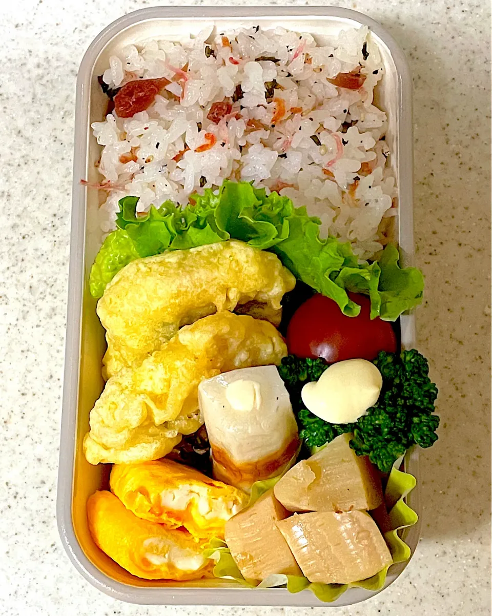 梅しそとり天弁当|besさん