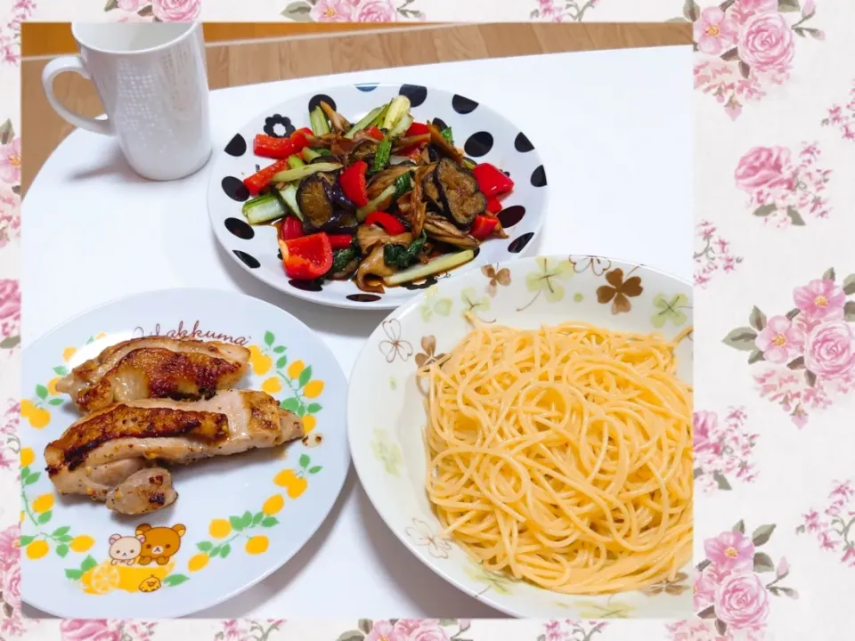 Snapdishの料理写真:晩ごはん☆|くまさんさん