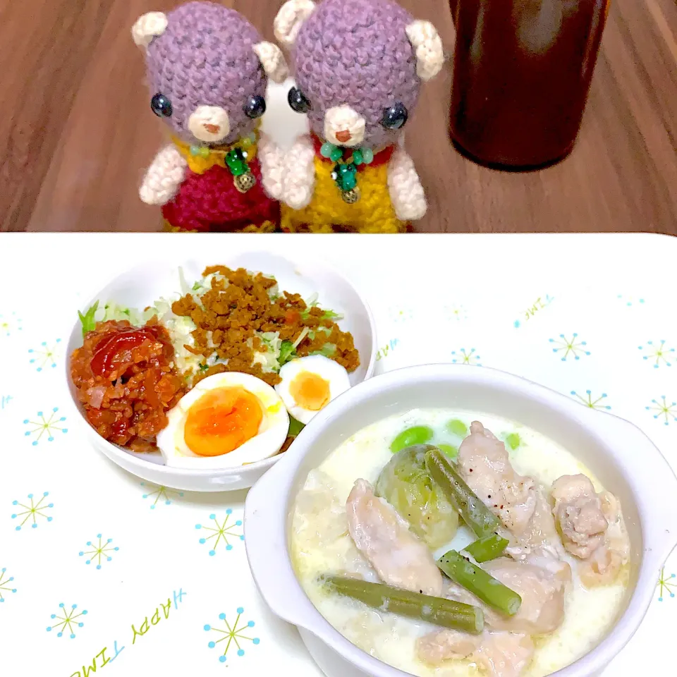 Snapdishの料理写真:お昼ごはん(*'ω'*)|chagashiさん