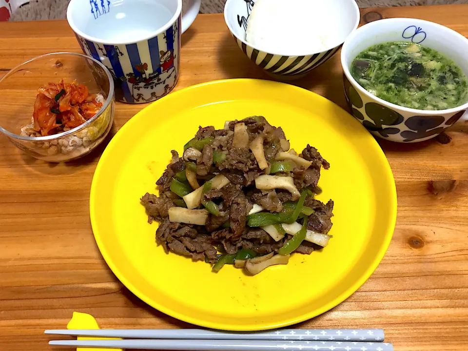 牛肉とエリンギのみそ煮|saknさん