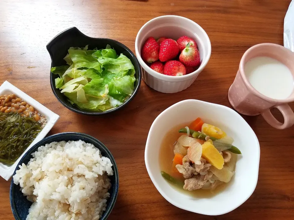 Snapdishの料理写真:たっぷりな朝御飯|misuzvさん