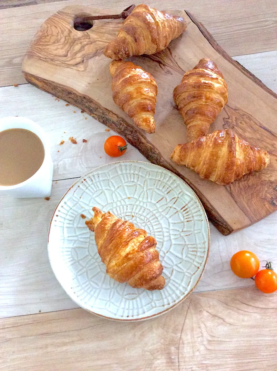 焼いたクロワッサンで朝食🥐|Yukiko 1008さん