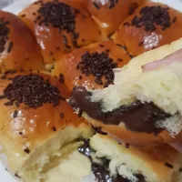 Snapdishの料理写真:Soft Bread with Choco filling 💕.|angga_raeniさん