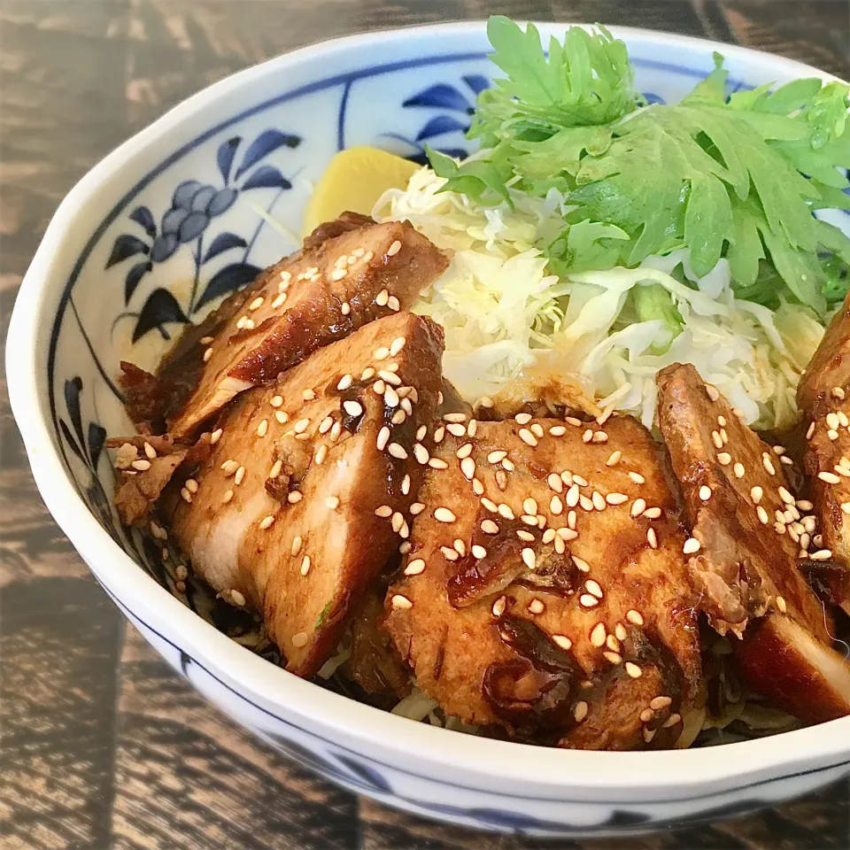 手作り焼豚　のっけ丼|イナコさん