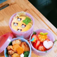 kids bento 
noodles for my princess|Juan Yapさん