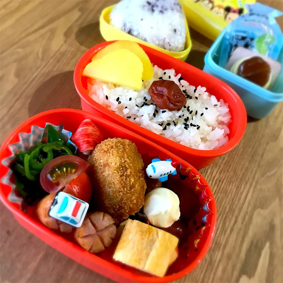 小1男子弁当  2021/4/4|ちぃさん