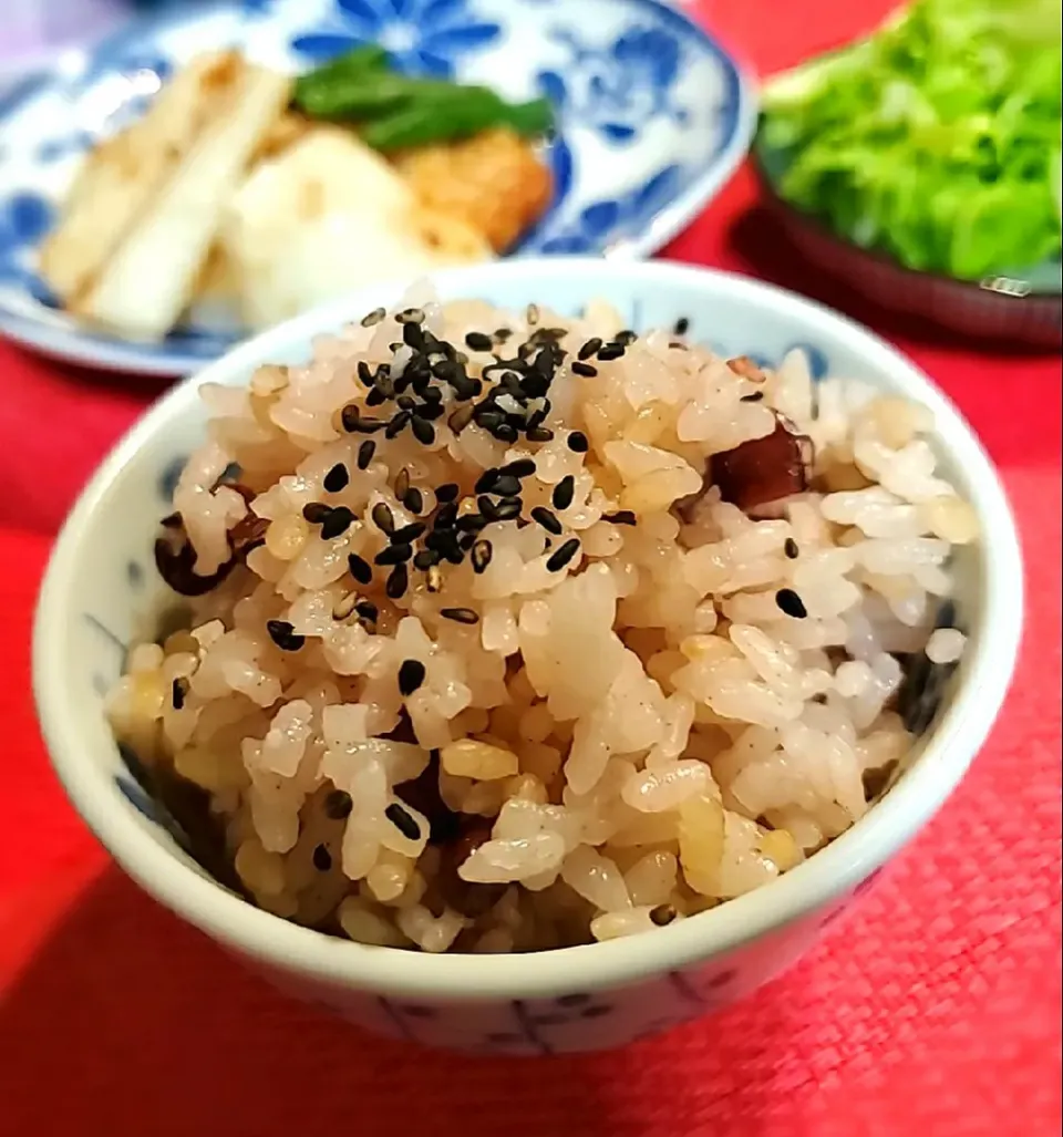 Snapdishの料理写真:発芽玄米のお赤飯|hiroyoさん