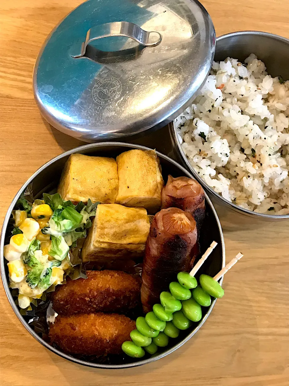 初登校弁当🍱|ちっくんさん