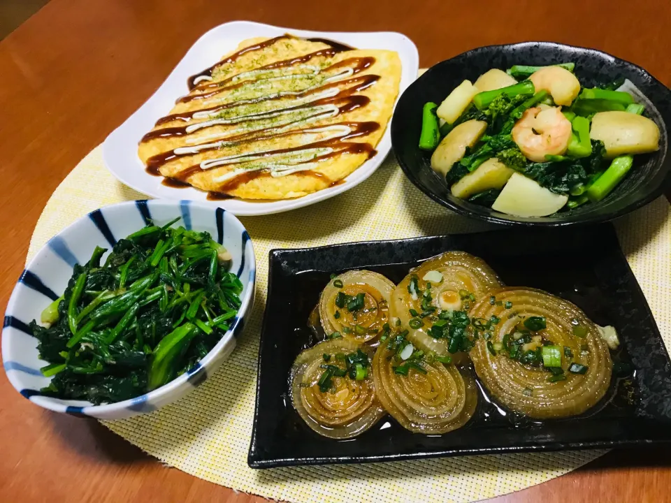 「春野菜の晩ご飯」|バシュランさん