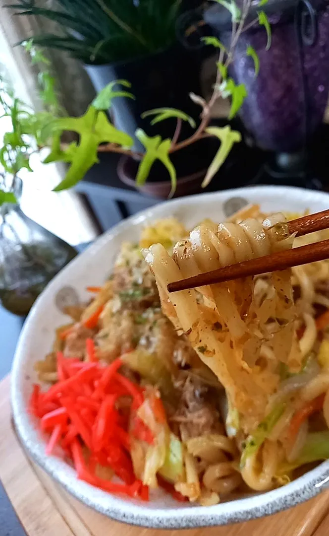 Snapdishの料理写真:焼きうどん|まりおさん