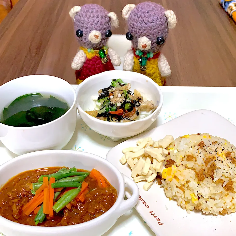 Snapdishの料理写真:お昼ごはん(*'ω'*)|chagashiさん