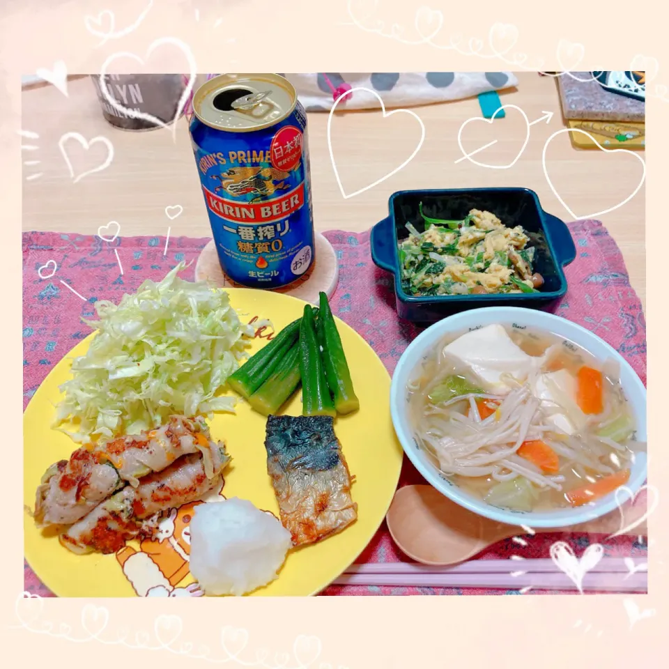 ４／８ ｔｈｒ 晩ごはん🍴＊○°|rinaronarさん