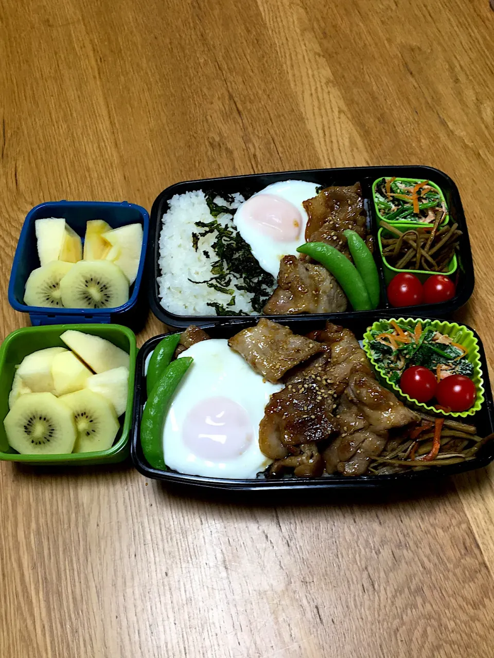 Snapdishの料理写真:焼肉弁当！目玉焼き付よ☆|ゆさん