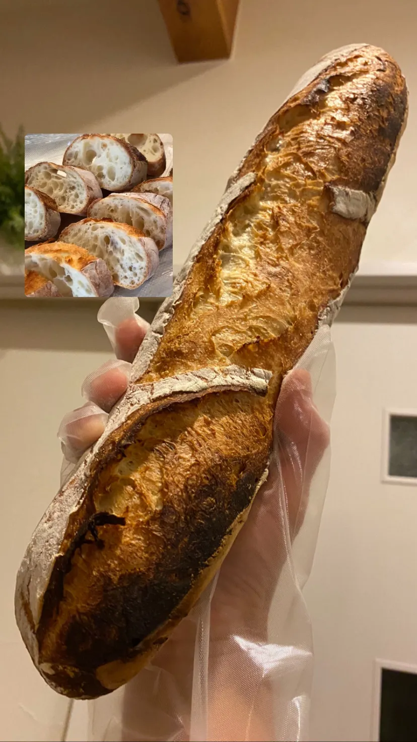 Snapdishの料理写真:バゲット修行28回目🥖|marksweetsさん