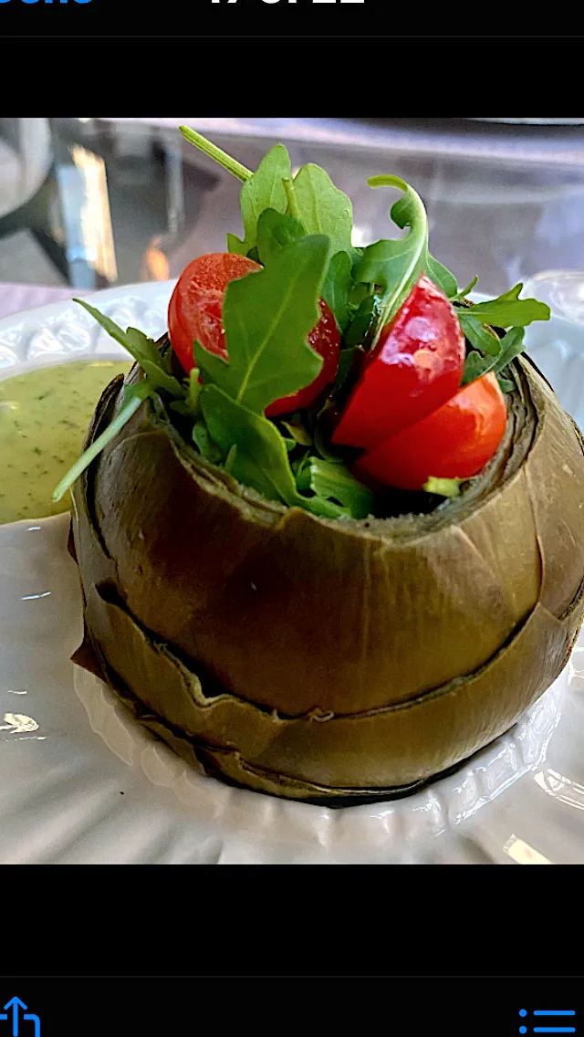 Steamed Artichoke with a Tarragon Aioli|Christine pavelkaさん