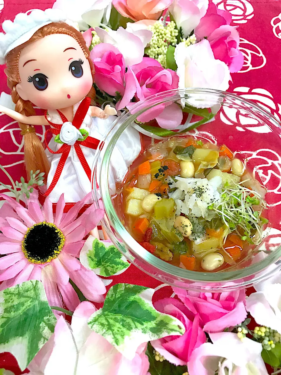 ミネストローネの薬膳ご飯|みるぴょんさん