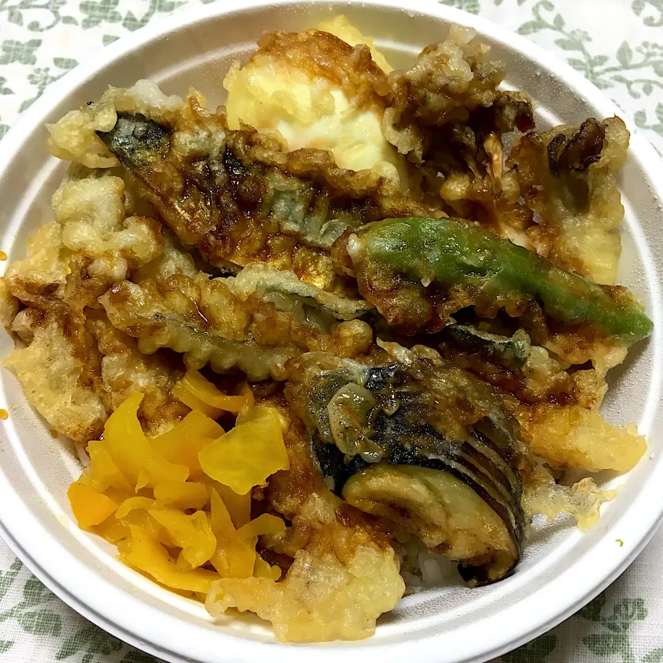 海鮮と野菜天丼|こいちさん