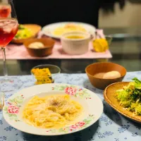 Dinner with my mom🍷|Manami Tanoueさん