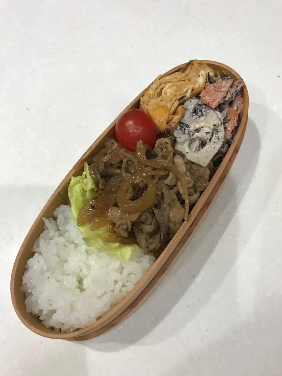 Snapdishの料理写真:牛丼風弁当|ぎんなんさん