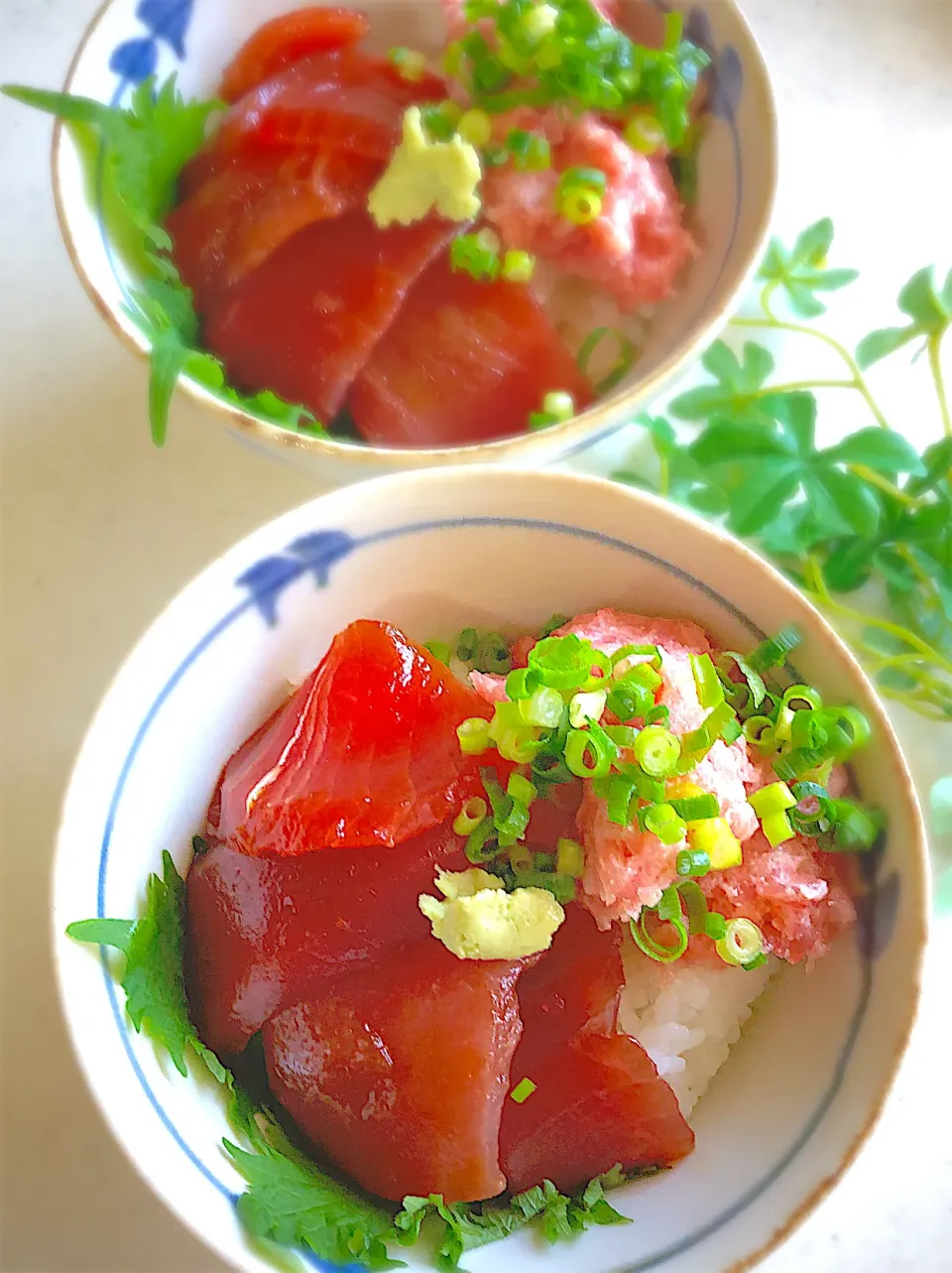 Snapdishの料理写真:マグロ丼でランチ🐟|みゆきさん