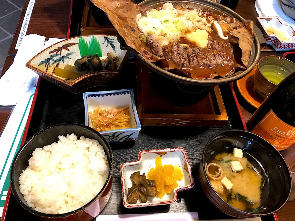 飛騨牛朴葉味噌ステー膳|しのぶさん