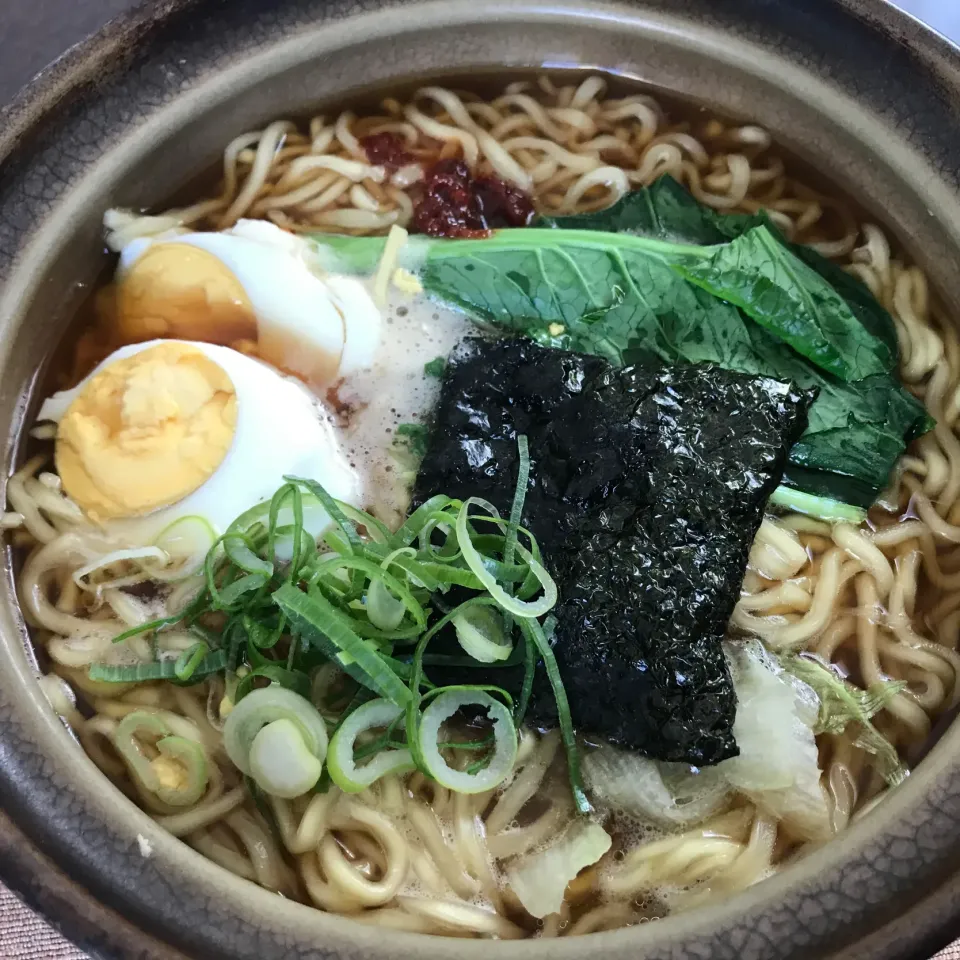 Snapdishの料理写真:鍋焼きラーメン🍜|純さん