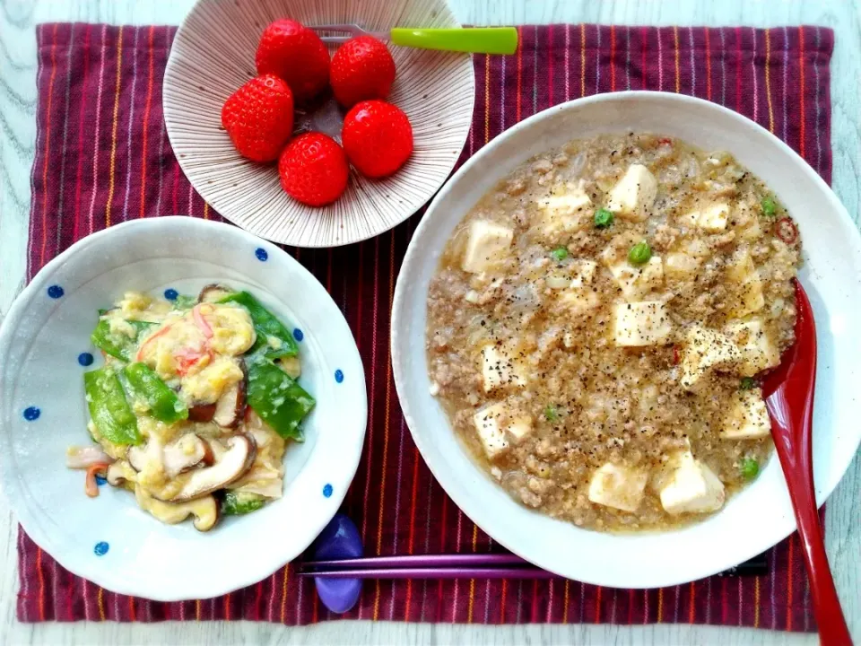 胡麻ドレで白麻婆豆腐|真希さん