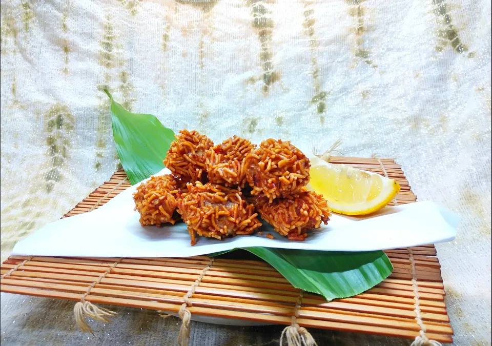 鶏のチキンラーメン揚げでございます🤩👍|ayaさん