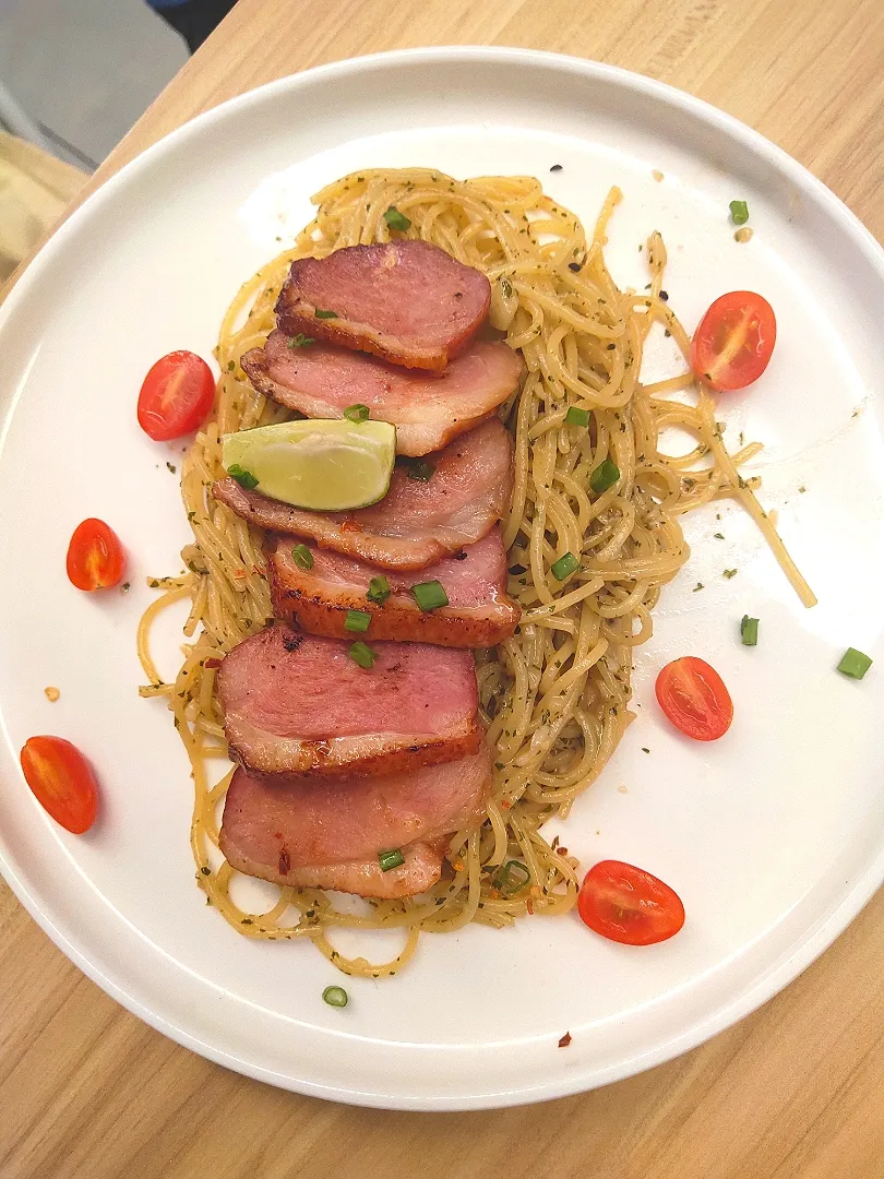 smoked duck spaghetti|Natassjatayさん