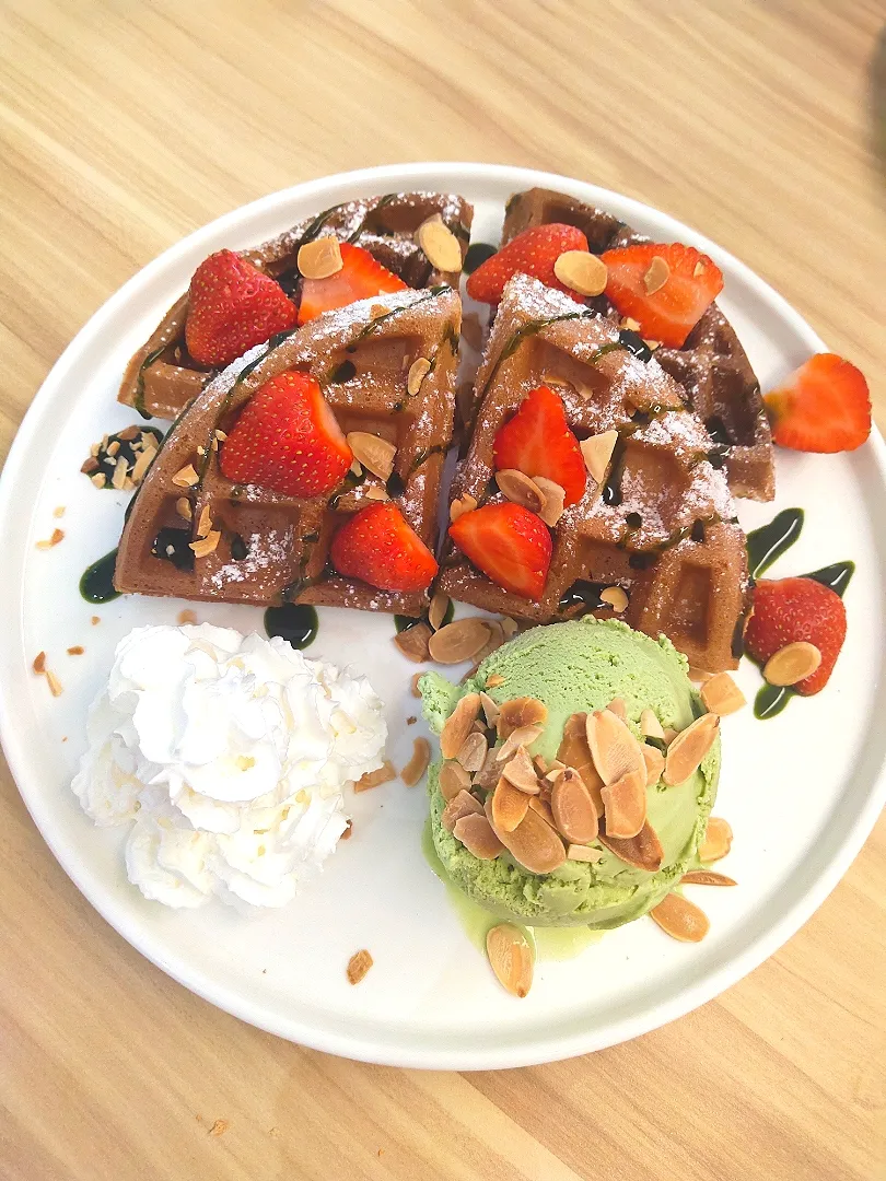 matcha waffle|Natassjatayさん