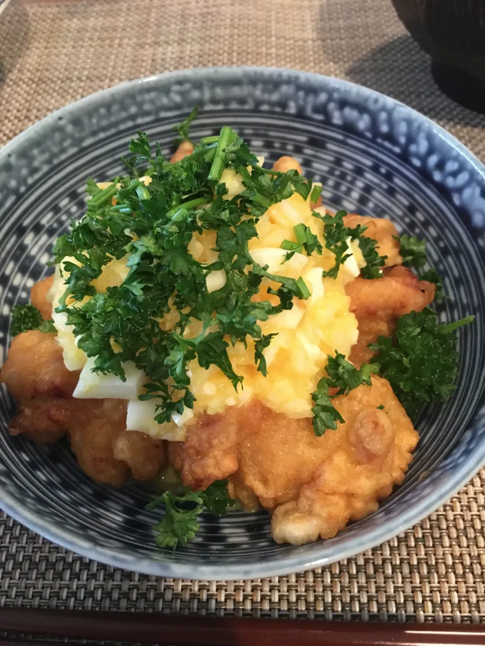 Snapdishの料理写真:チキン南蛮塩麹タルタル|にゃふてんさん